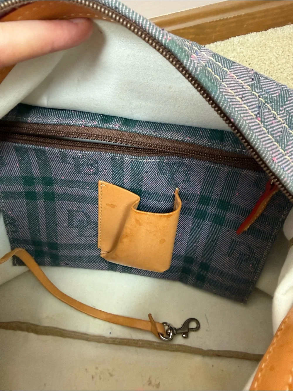 Dooney & Bourke purple green